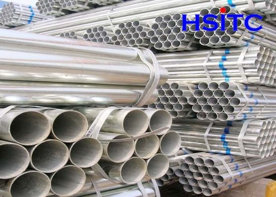 A53 Astm 20 قدم 2 بوصة أنابيب معدنية مغلفة بالزنك