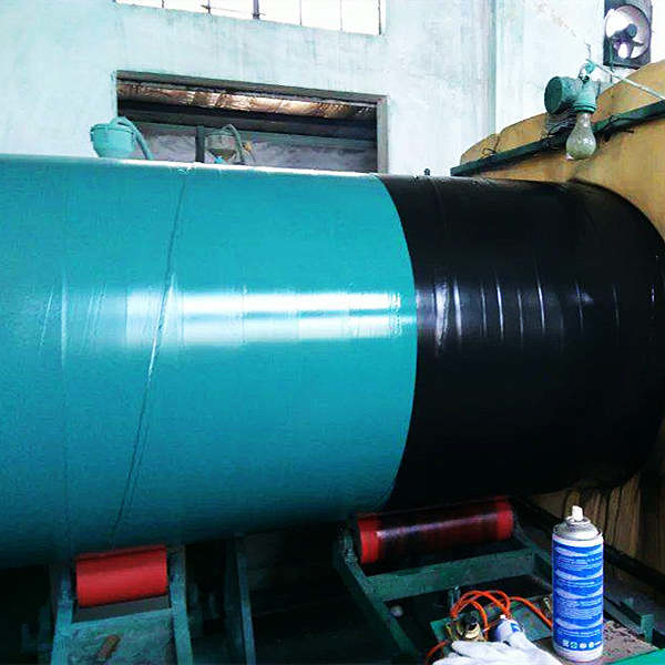 3lpe الطلاء الخارجي Ssaw Steel Pipe Api 5l Din30670 القياسية 0